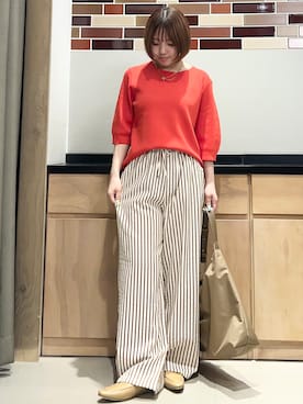 「THE SHOP TK （ザ ショップ ティーケー ）のアイテム」を使った、かのさん（レディース・147cm）の春コーディネート