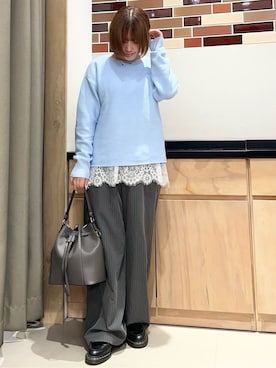 「THE SHOP TK （ザ ショップ ティーケー ）のアイテム」を使った、かのさん（レディース・147cm）の春コーディネート