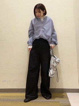 「THE SHOP TK （ザ ショップ ティーケー ）のアイテム（パンプス）」を使った、かのさん（レディース・147cm）の冬コーディネート