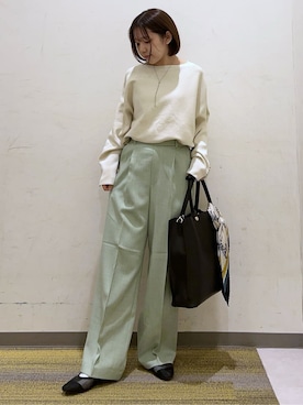 「THE SHOP TK （ザ ショップ ティーケー ）のアイテム（パンプス）」を使った、かのさん（レディース・147cm）の冬コーディネート