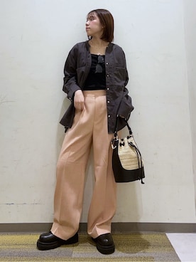 「THE SHOP TK （ザ ショップ ティーケー ）のアイテム（パンプス）」を使った、かのさん（レディース・147cm）の春コーディネート