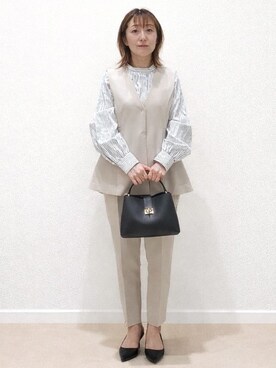 kanaさん（レディース・154cm）の冬コーディネート