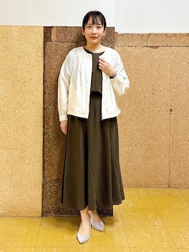 「Sunauna（スーナウーナ）のアイテム」を使った、hattoriさん（レディース・152cm）の春コーディネート
