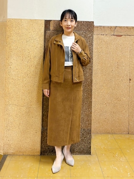「UNTITLED（アンタイトル）のアイテム」を使った、hattoriさん（レディース・152cm）の秋コーディネート