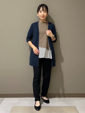 「INDIVI（インディヴィ）のアイテム」を使った、hattoriさん（レディース・152cm）の夏コーディネート