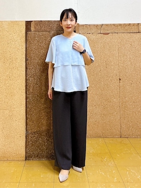 「Sunauna（スーナウーナ）のアイテム」を使った、hattoriさん（レディース・152cm）の春コーディネート