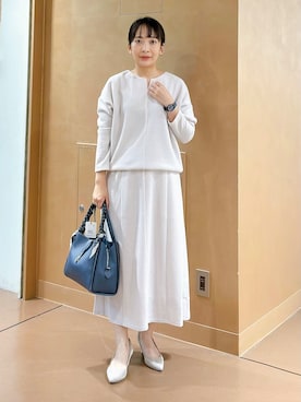 「INDIVI（インディヴィ）のアイテム」を使った、hattoriさん（レディース・152cm）の秋コーディネート