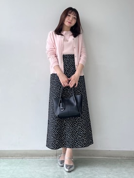 「SOUP（スープ）のアイテム（トップス）」を使った、KAHOさん（レディース・149cm）の春コーディネート