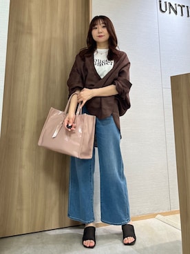 「UNTITLED（アンタイトル）のアイテム」を使った、KAHOさん（レディース・149cm）の夏コーディネート