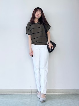 「Rubyrivet（ルビーリベット）のアイテム（アクセサリー）」を使った、KAHOさん（レディース・149cm）の春コーディネート