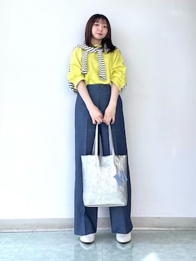 「MILOS（ミロス）のアイテム」を使った、KAHOさん（レディース・149cm）の春コーディネート