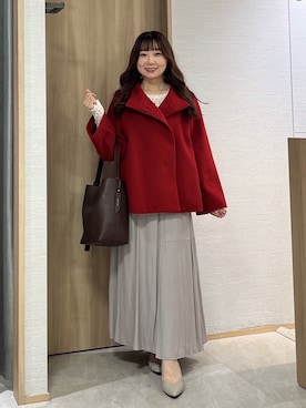 「UNTITLED（アンタイトル）のアイテム（アクセサリー）」を使った、KAHOさん（レディース・149cm）の秋コーディネート