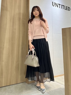 「UNTITLED（アンタイトル）のアイテム」を使った、KAHOさん（レディース・149cm）の夏コーディネート