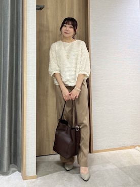 「UNTITLED（アンタイトル）のアイテム」を使った、KAHOさん（レディース・149cm）の秋コーディネート