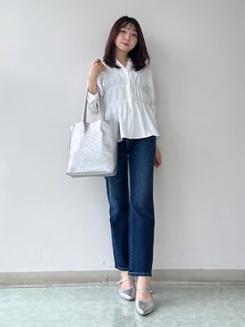 「MILOS（ミロス）のアイテム」を使った、KAHOさん（レディース・149cm）の春コーディネート