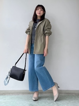 「UNTITLED（アンタイトル）のアイテム（バッグ）」を使った、KAHOさん（レディース・149cm）の春コーディネート