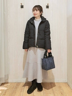 SAKIさん（レディース・159cm）の冬コーディネート