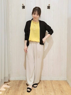「DRESKIP（ドレスキップ）のアイテム」を使った、SAKIさん（レディース・159cm）の春コーディネート