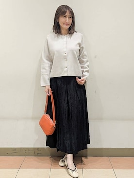 「SOUP（スープ）のアイテム」を使った、Miさん（レディース・160cm）の春コーディネート