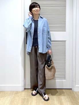 Miyazakiさん(レディース・159cm)の春コーディネート
