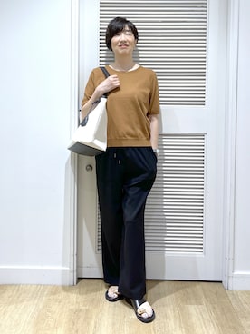 「50代コーデ」｜Miyazakiさん（レディース・159cm）の夏コーディネート