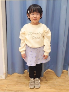 Yuiさん（キッズ・102cm）の秋コーディネート