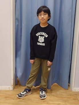 Yuiさん（キッズ・126cm）の冬コーディネート