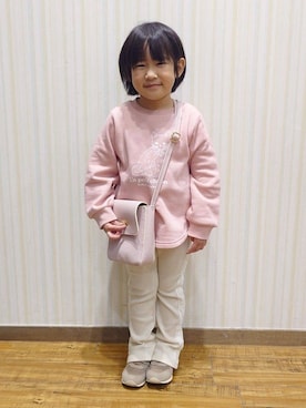 Yuiさん（キッズ・102cm）の冬コーディネート