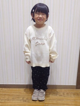Yuiさん（キッズ・102cm）の秋コーディネート
