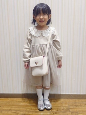 Yuiさん（キッズ・102cm）の冬コーディネート