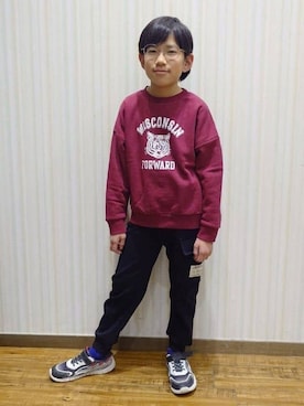 Yuiさん（キッズ・126cm）の冬コーディネート