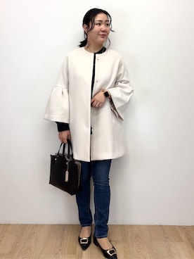 Takeさん（レディース・162cm）の冬コーディネート