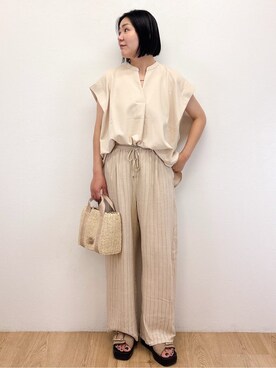 Takeさん（レディース・162cm）の夏コーディネート