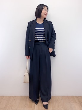 「THE SHOP TK （ザ ショップ ティーケー ）のアイテム」を使った、Takeさん（レディース・162cm）の冬コーディネート