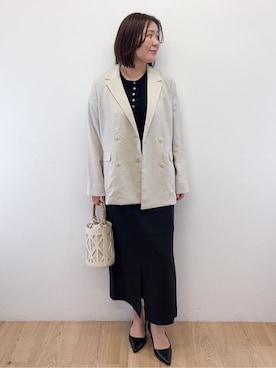 「THE SHOP TK （ザ ショップ ティーケー ）のアイテム」を使った、Takeさん（レディース・162cm）の春コーディネート