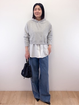 「SOUP（スープ）のアイテム」を使った、Takeさん（レディース・162cm）の春コーディネート