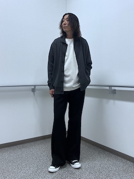 「TAKEO KIKUCHI（タケオキクチ）のアイテム」を使った、おーのさん（メンズ・176cm）の秋コーディネート