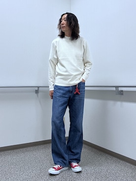「TAKEO KIKUCHI（タケオキクチ）のアイテム」を使った、おーのさん（メンズ・176cm）の秋コーディネート