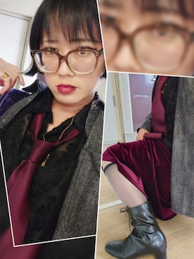 「アイテム（スカート）」を使った、yukikaze1979さん（メンズ・167cm）の春コーディネート