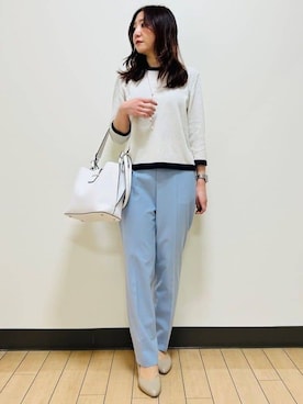 「DRESSTERIOR（ドレステリア）のアイテム」を使った、miiirefさん（レディース・153cm）の春コーディネート