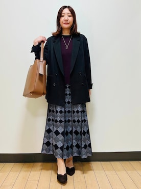 「Reflect（リフレクト）のアイテム」を使った、miiirefさん（レディース・153cm）の秋コーディネート