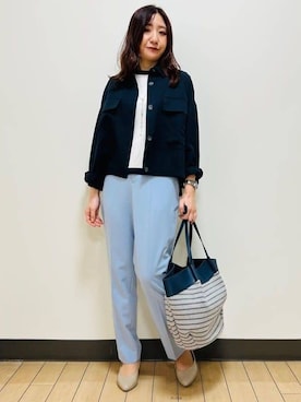 「Reflect（リフレクト）のアイテム（ジャケット/アウター）」を使った、miiirefさん（レディース・153cm）の春コーディネート