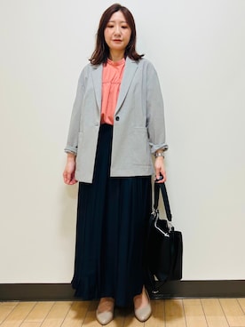 「Reflect（リフレクト）のアイテム（トップス）」を使った、miiirefさん（レディース・153cm）の夏コーディネート