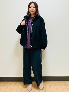 「Reflect（リフレクト）のアイテム」を使った、miiirefさん（レディース・153cm）の秋コーディネート