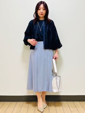 「Reflect（リフレクト）のアイテム（ジャケット/アウター）」を使った、miiirefさん（レディース・153cm）の春コーディネート