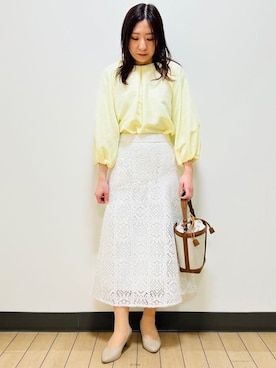 「Reflect（リフレクト）のアイテム」を使った、miiirefさん（レディース・153cm）の春コーディネート