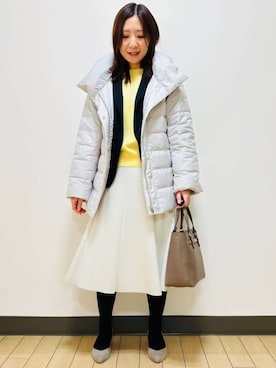 「Reflect（リフレクト）のアイテム（ダウンジャケット/コート）」を使った、miiirefさん（レディース・153cm）の秋コーディネート