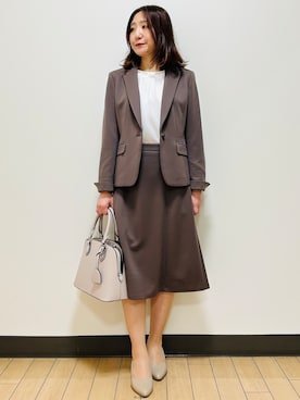 「Reflect（リフレクト）のアイテム」を使った、miiirefさん（レディース・153cm）の秋コーディネート