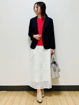 「Reflect（リフレクト）のアイテム」を使った、miiirefさん（レディース・153cm）の冬コーディネート
