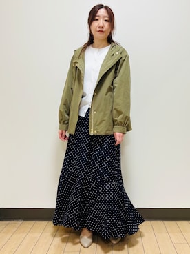 「Reflect（リフレクト）のアイテム」を使った、miiirefさん（レディース・153cm）の春コーディネート